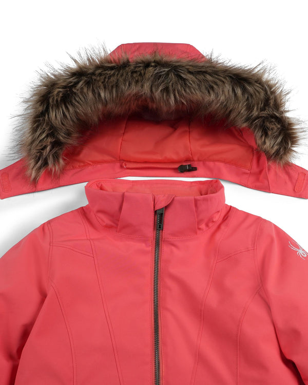 Spyder Little Girls Lola Jacket - Coral Haze