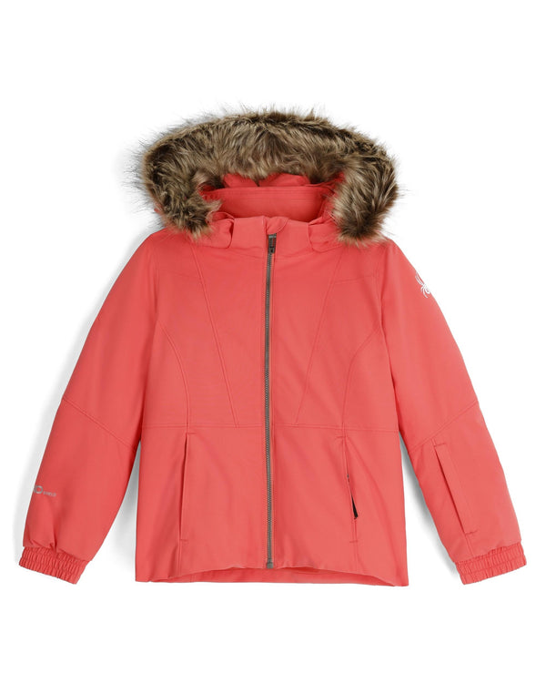 spyder Little Girls Lola Jacket - Coral Haze