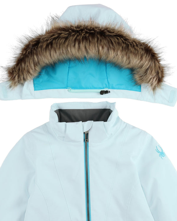 Spyder Little Girls Lola Jacket - Crystal Blue