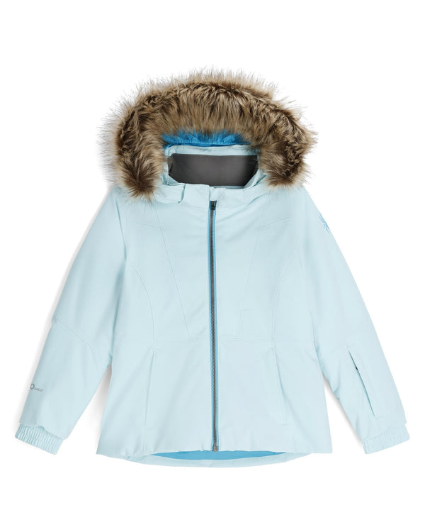 spyder Little Girls Lola Jacket - Crystal Blue