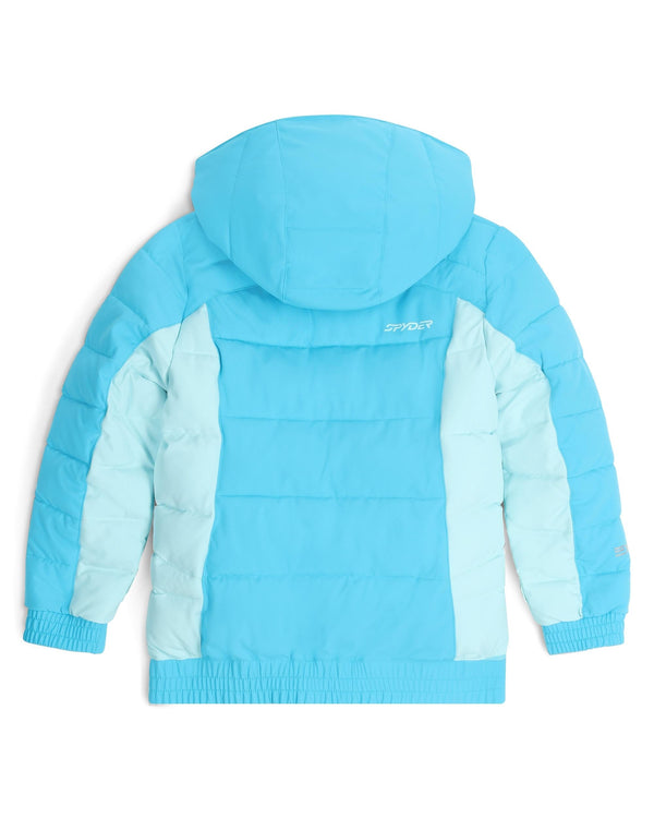 Spyder Little Girls Zadie Jacket - Cyan Blue