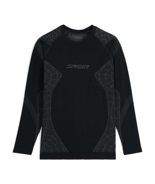 spyder Men's Momentum Baselayer Top - Black