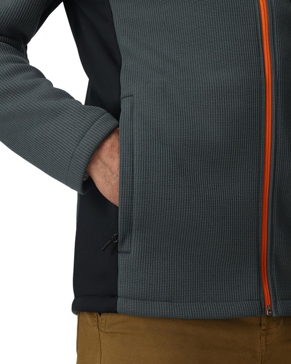 Spyder Mens Bandit Full Zip Jacket - Slate Blue