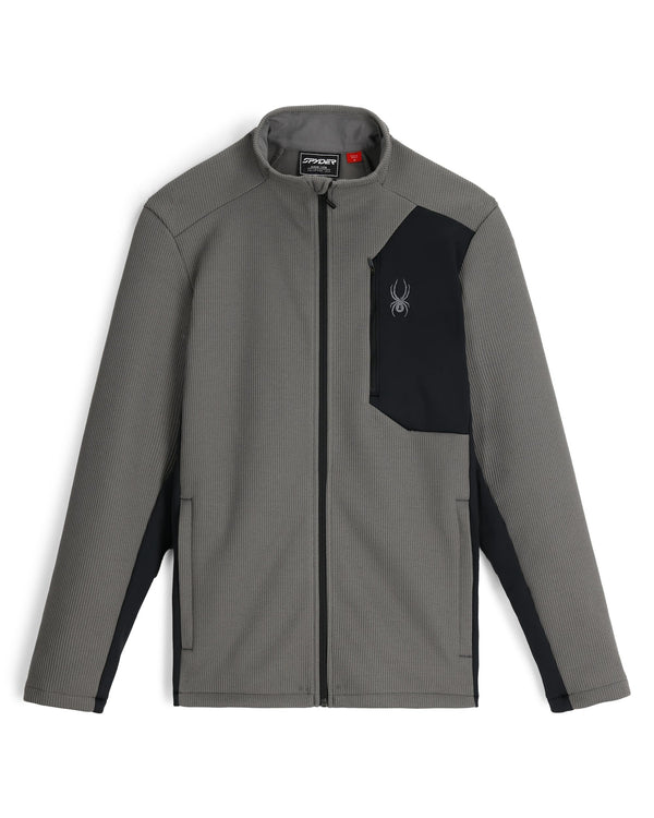 spyder Mens Bandit Full Zip Jacket - Storm