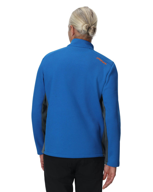 Spyder Mens Bandit Half Zip Jacket- Cobalt