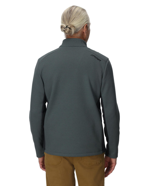 Spyder Mens Bandit Half Zip Jacket- Slate Blue