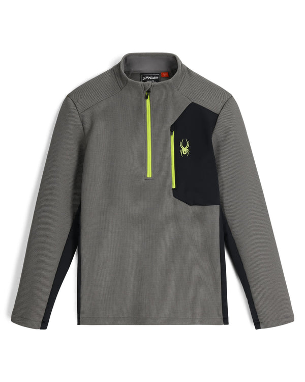 spyder Mens Bandit Half Zip Jacket - Storm