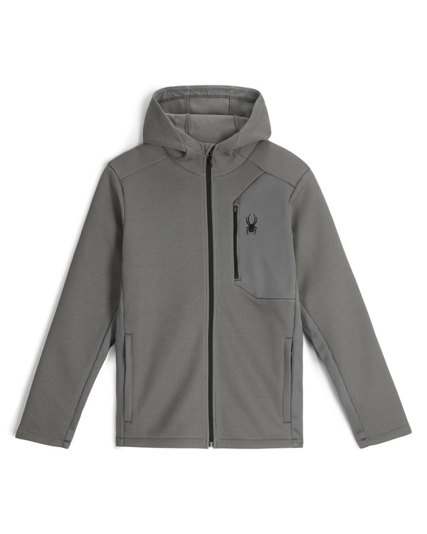 spyder Mens Bandit Hooded Jacket - Storm