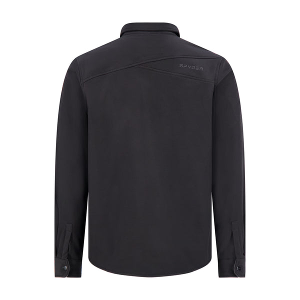 Spyder Mens Bonded Shirt Jacket - Black