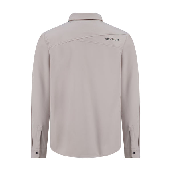 Spyder Mens Bonded Shirt Jacket - Bone