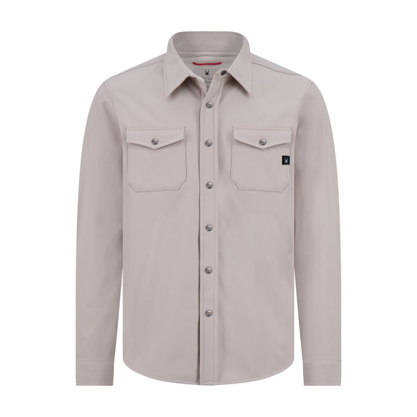 spyder Mens Bonded Shirt Jacket - Bone