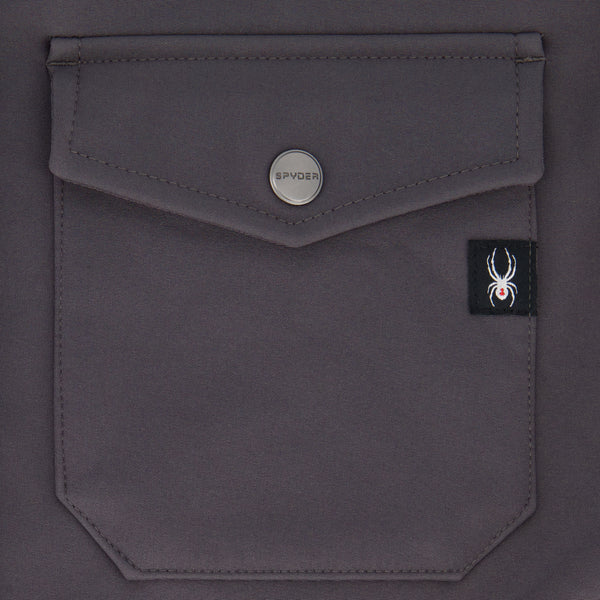Spyder Mens Bonded Shirt Jacket - Gunmetal