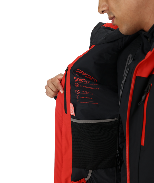 Spyder Mens Chambers Jacket - Black