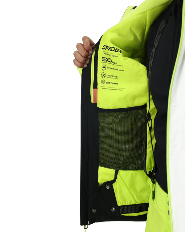 Spyder Mens Chambers Jacket - White