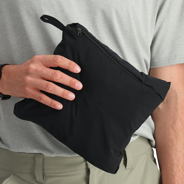 Spyder Mens Clutch Rain Shell Jacket - Black