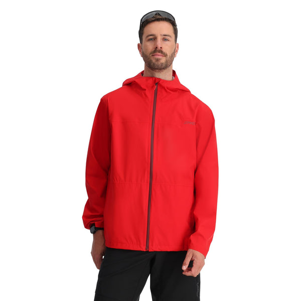 spyder Mens Clutch Rain Shell Jacket - Spyder Red