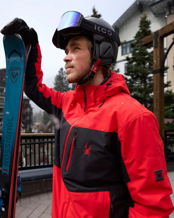 Spyder Mens Copper Jacket - Spyder Red