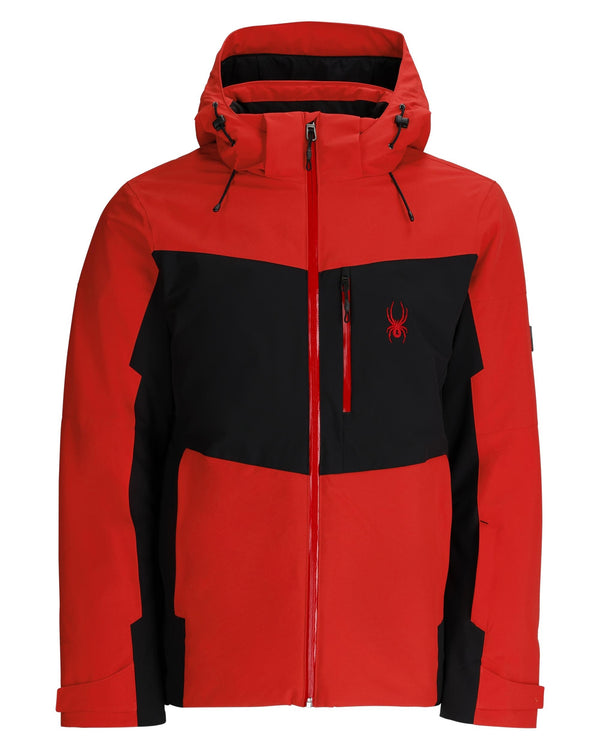 spyder Mens Copper Jacket - Spyder Red
