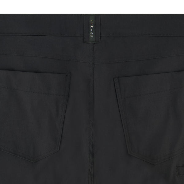 Spyder Mens Fleece Lined Five Pocket Pants - Black
