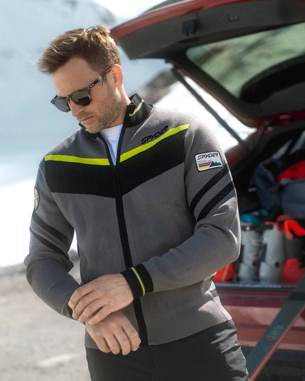 Spyder Mens Garmisch Sweater - Lime