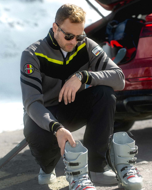 Spyder Mens Garmisch Sweater - Lime