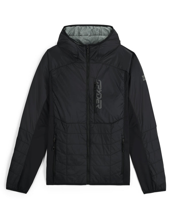 spyder Mens Glissade Hooded Jacket - Black