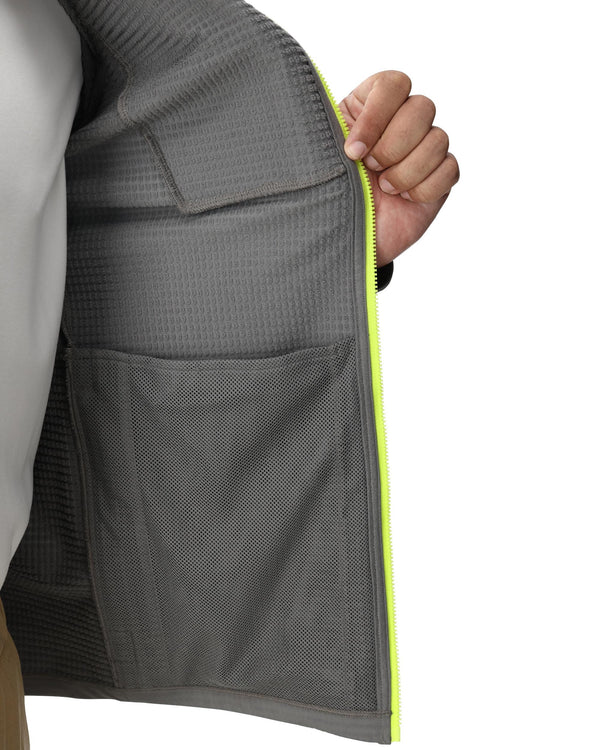 Spyder Mens Gridweb Fleece Hoodie - Storm