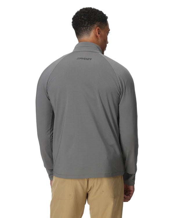 Spyder Mens Gridweb Full Zip - Storm