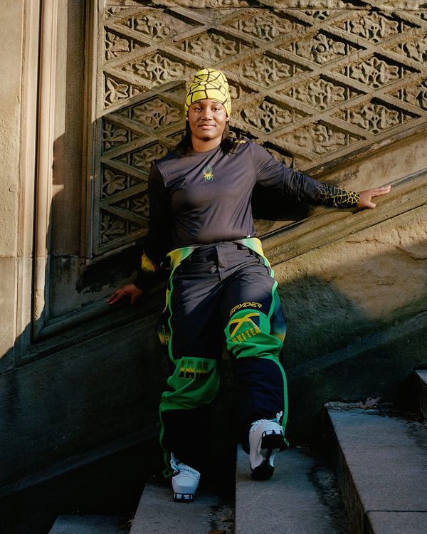 Spyder Mens Jamaica Arc Long Sleeve Crew - Black