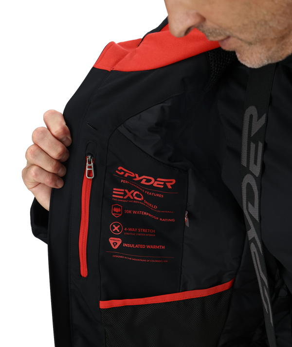 Spyder Mens Leader Jacket - Black