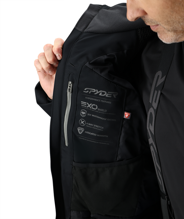 Spyder Mens Leader Jacket - Black