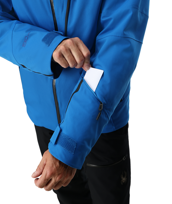 Spyder Mens Leader Jacket - Cobalt