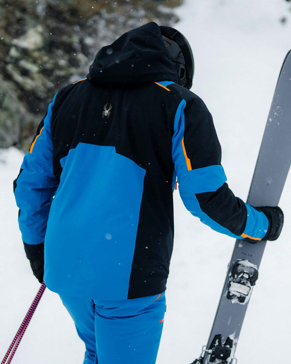 Spyder Mens Leader Jacket - Cobalt