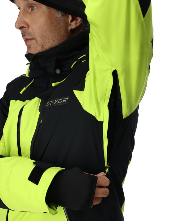 Spyder Mens Leader Jacket - Lime
