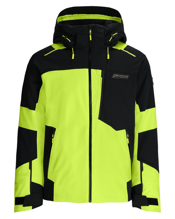 spyder Mens Leader Jacket - Lime