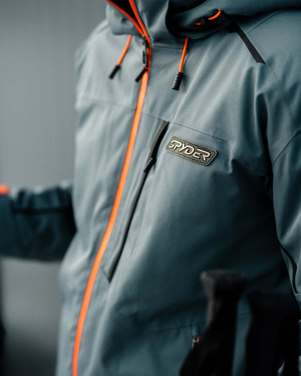 Spyder Mens Leader Jacket - Slate Blue