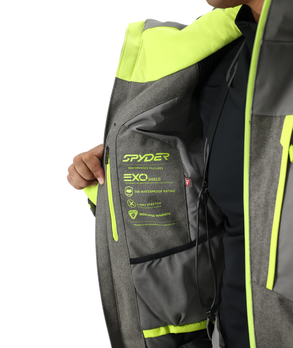 Spyder Mens Leader Jacket - Storm