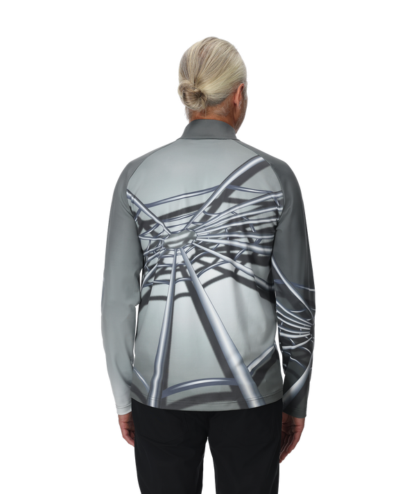 Spyder Mens Legacy Half Zip T-Neck - Polar