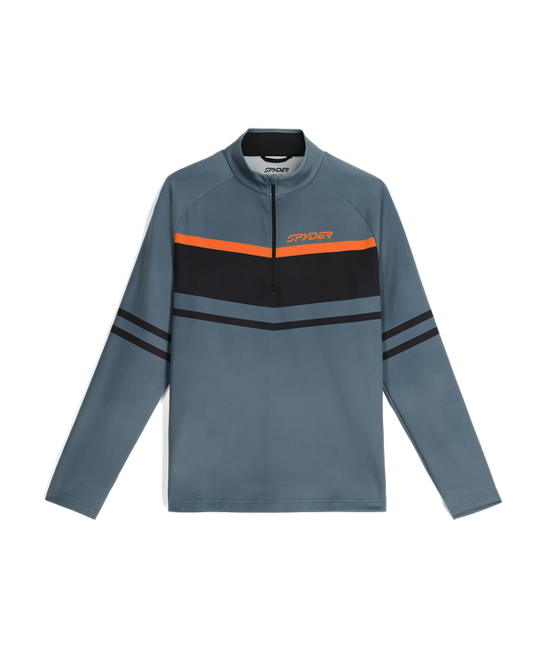 spyder Mens Legacy Half Zip T-Neck - Slate Blue