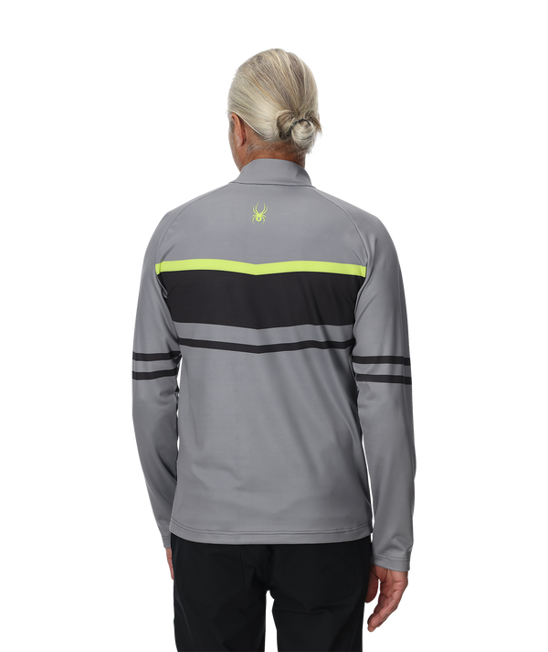 Spyder Mens Legacy Half Zip T-Neck - Storm