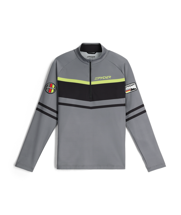 spyder Mens Legacy Half Zip T-Neck - Storm