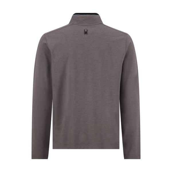 Spyder Mens Marled French Terry Quarter Snap - Polar