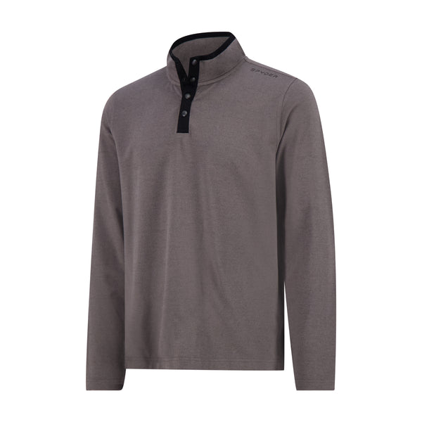 Spyder Mens Marled French Terry Quarter Snap - Polar
