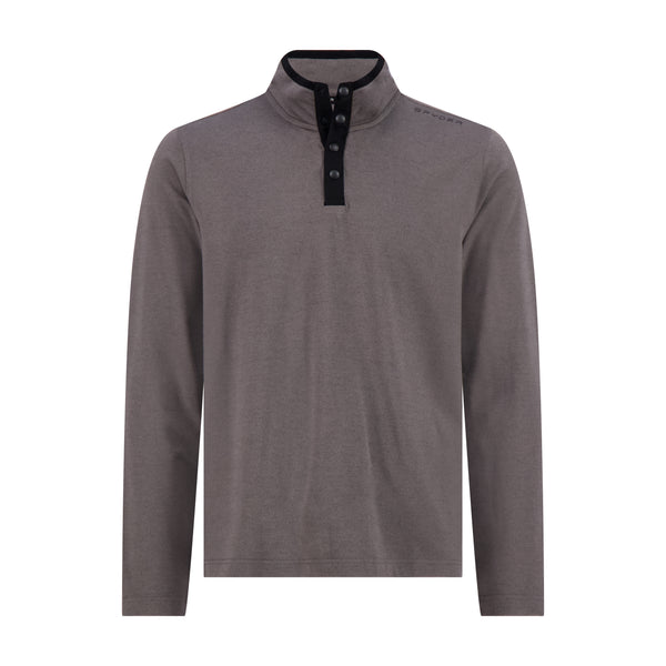 spyder Mens Marled French Terry Quarter Snap - Polar