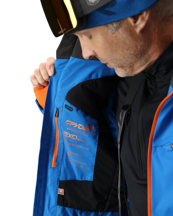 Spyder Mens Monterosa Jacket - Cobalt