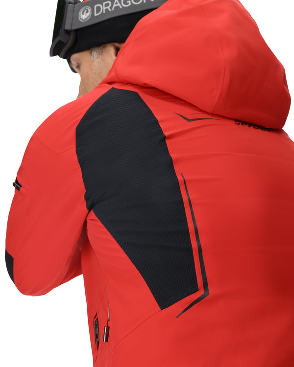 Spyder Mens Monterosa Jacket - Spyder Red