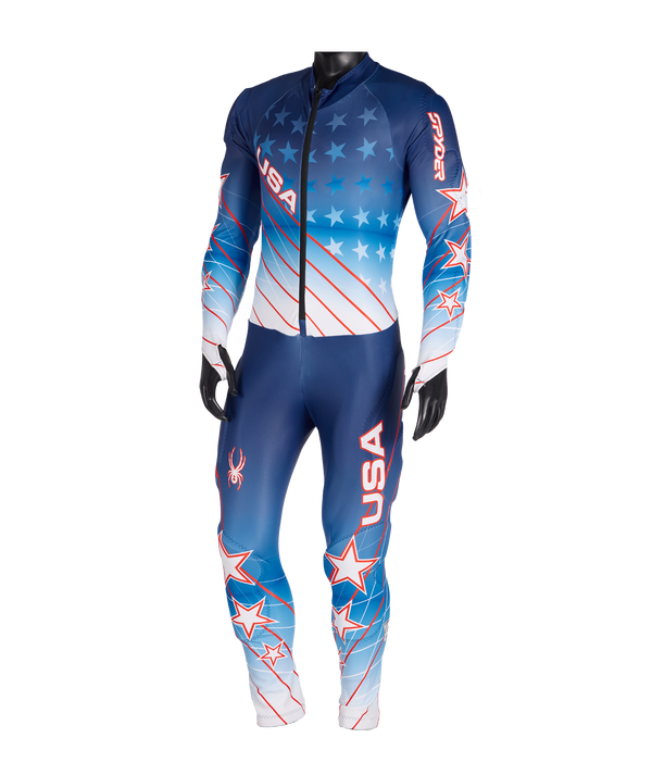 spyder Mens Performance Gs Race Suit - Free Blue