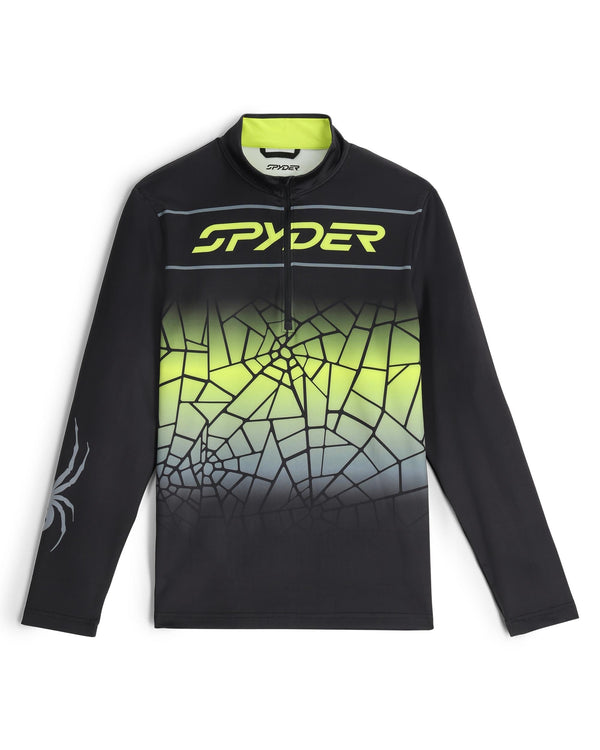 spyder Mens Podium Half Zip T-Neck - Lime