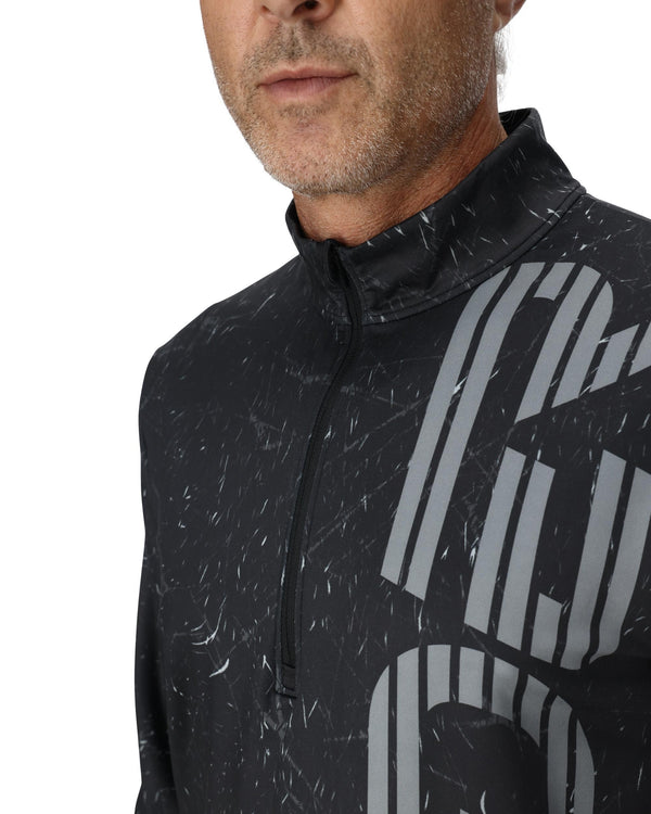 Spyder Mens Podium Half Zip T-Neck - Snow Storm