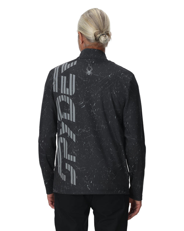 Spyder Mens Podium Half Zip T-Neck - Snow Storm